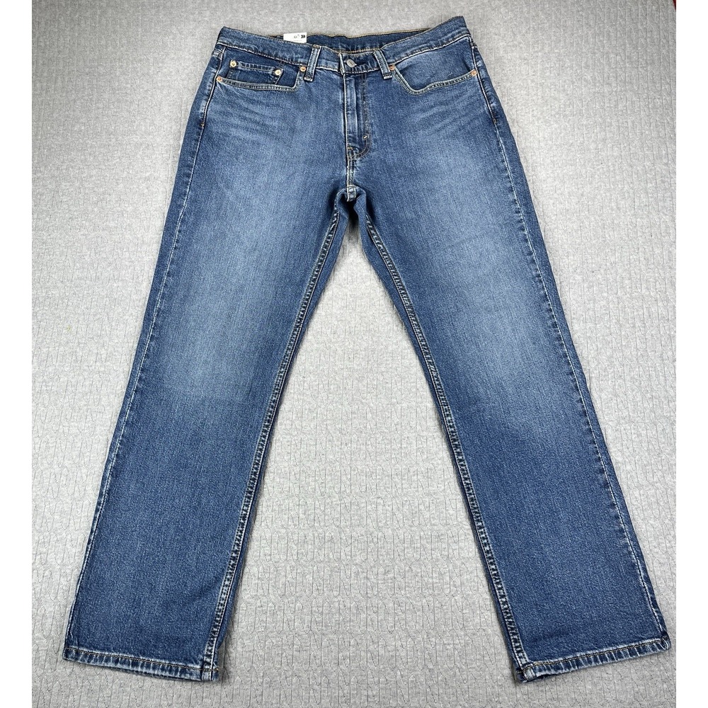 Levi 514 Straight Fit Jeans Mens 34x30 Blue Medium Wash Denim Pants